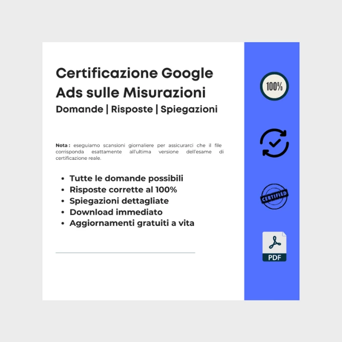 Immagine che mostra i titoli delle copertine degli ebook Risposte: Certificazione Google Ads sulle Misurazioni [Aggiornato]